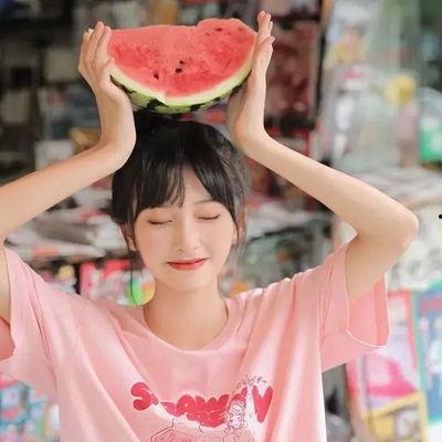 吃货吃瓜女孩图片头像,吃货吃瓜女孩的欢乐日常  第3张