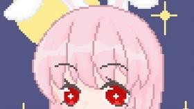 像素画兔子吃瓜,像素兔子的夏日瓜趣时光  第2张